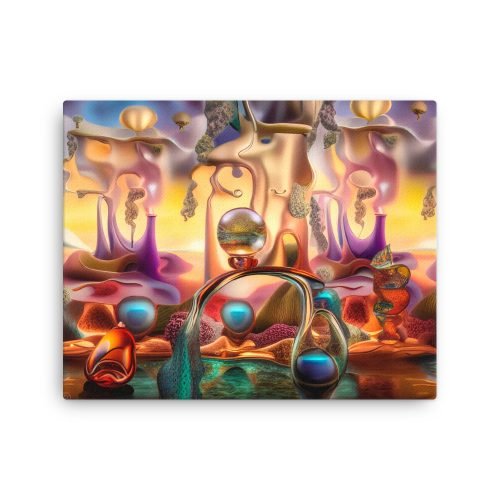 Birth of the Gazing Ball - canvas