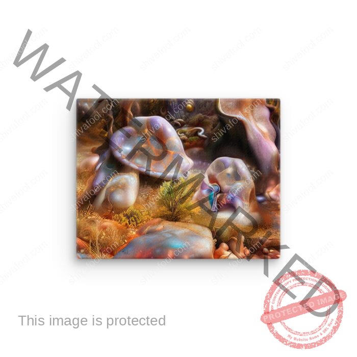 River Rocks Waking - canvas - Image 2